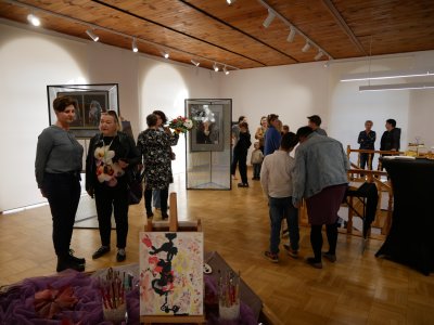 Otwarcie wystawy prac plastycznych